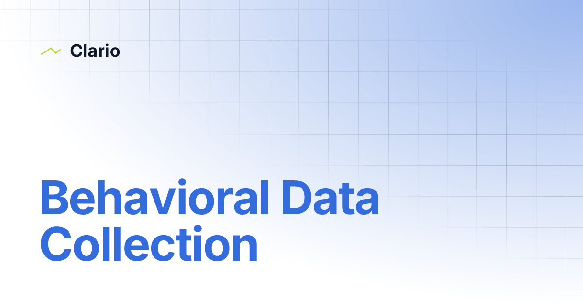 Behavioral Data Collection | Clario